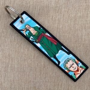 NEW One Piece Roronoa Zoro Jet Tag Keychain